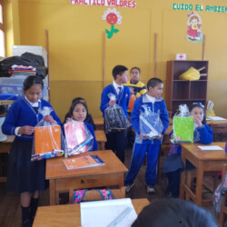 Materialen Paru Paru en Huancalle, 2019