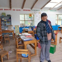 Het eerste bezoek van Jessica aan de school in Huancalle waar ze eind 2014 onverwachts naar overgeplaatst werd. Eerste bezoek aan Huancalle, 2015